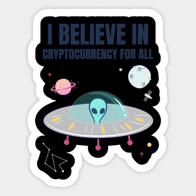 i believe in cryptocurrency for all Sticker by Smart Digital Payments 